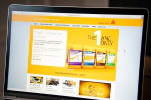 Sika Waterproofing website screen