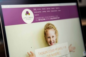 Little Garden website screen